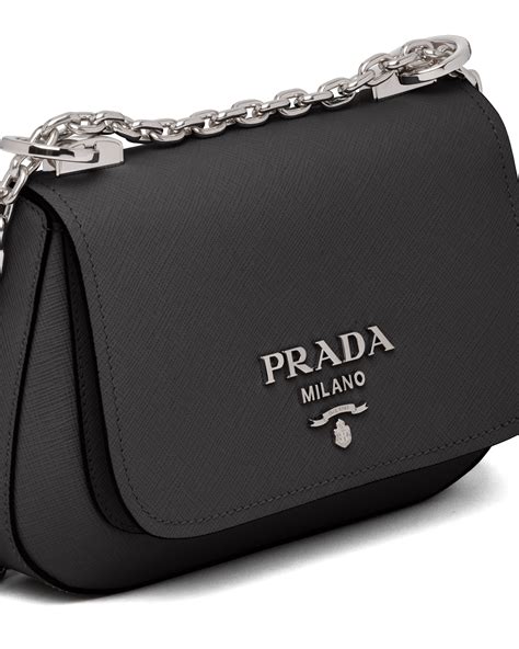 prada two tone saffiano calf leather wallet|prada saffiano leather shoulder bags.